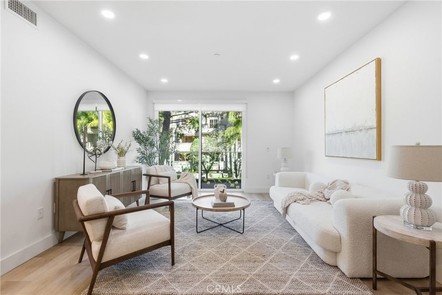 Welcome to Studio City’s Newest Luxury Residence!
Experience refined living in this stunning brand-new building offering villa-inspired residences with designer craftsmanship and sophisticated finishes throughout. This corner unit features two primary suites, dramatic high ceilings, abundant natural light, and private balconies, including a wrap-around balcony in the primary suite and a large balcony off the living room with breathtaking views, perfectly blending indoor comfort with outdoor California living.
Step inside to discover gourmet kitchens with sleek stone countertops, kitchen islands, and premium stainless-steel appliances, ideal for both entertaining and everyday enjoyment. Designer bathrooms showcase modern tilework and walk-in showers, while wide-plank white oak flooring and oversized windows add warmth and elegance throughout.
Enjoy boutique-style amenities that elevate daily life, including secure ButterflyMX entry, a fully equipped fitness center, a co-working lounge with Wi-Fi, Amazon package lockers, EV charging stations, and gated garage parking. Elevator access and security cameras throughout provide both convenience and peace of mind.
Perfectly situated in the heart of Studio City, residents are just moments from Ventura Boulevard’s finest dining, cafes, and boutiques, with quick access to CBS and Universal Studios, the 101 and 405 freeways, and local favorites like Trader Joe’s, Erewhon, and Whole Foods. The beloved Studio City Farmers Market is just a short stroll away.
Modern luxury meets everyday comfort, welcome home to the best of Studio City living.