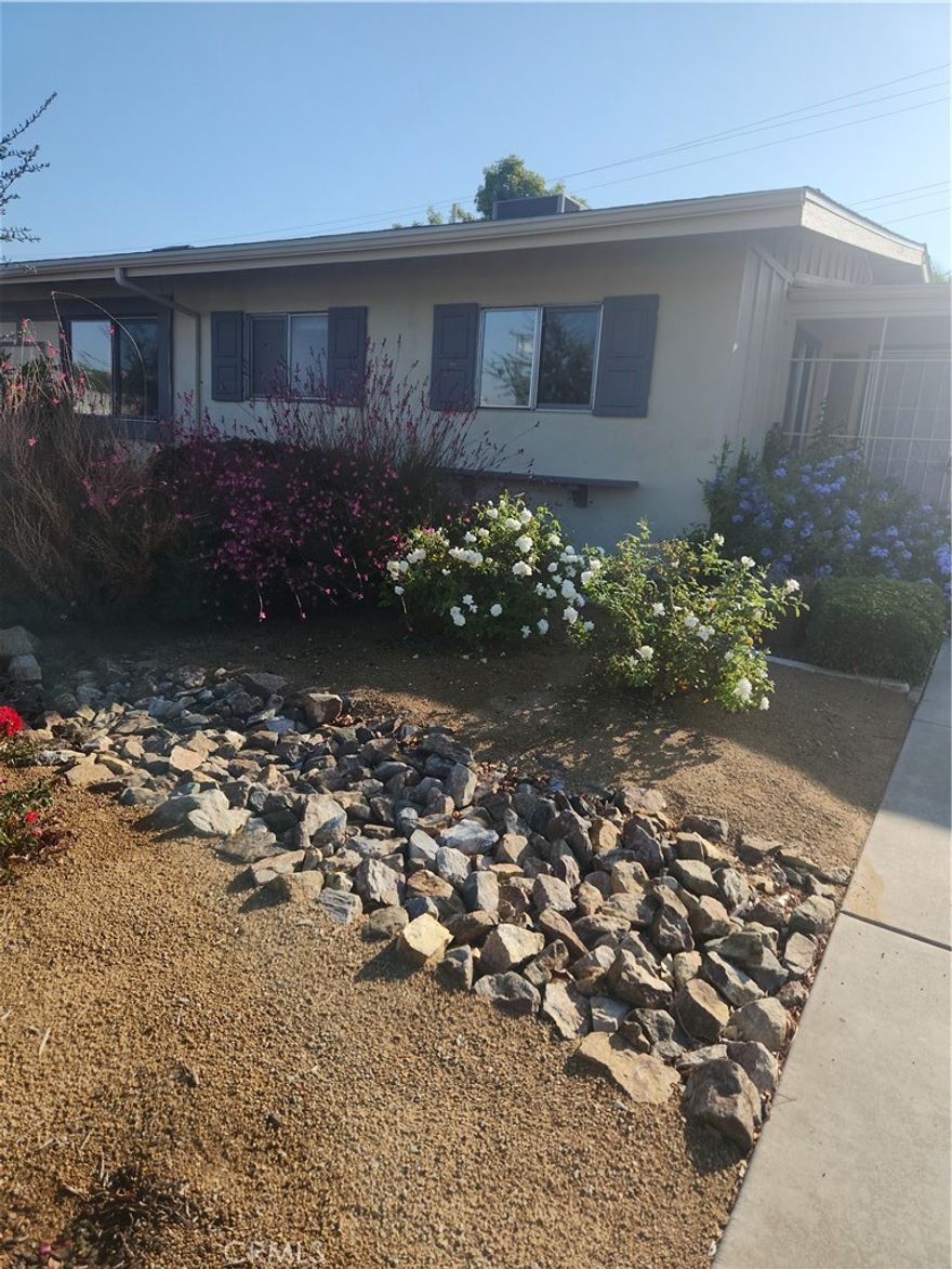 RENT a REMODELED Condo in the Sun City Community of a 55+ SENIOR subdivision, in MENIFEE, the fastest growing city in southern CA, growing by "leaps & bounds"!

2 bdrm, 2 bath, condo with an patio enclosed room, aka Lanai, AND a covered patio.  Kitchen deep wide aluminum sink is new, as is the oven, stovetop, exhaust fan hood, and there's a dishwasher.  Thruout the condo is new laminated flooring, except ceramic tile in the kitchen & bathrooms.  Interior laundry/storage rm combo contains a newer electric washer & dryer. Garage has plenty of storage cupboards.  Master bathroom has a walk-in shower, and the hall bathroom contains a tub.  Gardening, trash, & water are included in the rent.  The Sun City Civic Association (SCCA) facility contains 2 Olympic sized, heated, salt water, swimming pools, that one has exercise aerobic classes.  Enjoy the ceramic, lapidary, arts & crafts, woodwork and carving shops at nominal annual fees, and other types of clubs, i.e. travel, games, etc.  The list is lengthy.  There's tennis table, horseshoes, lawn bowling tournaments.  The facility has a spa, gym with exercise equipment, shaded area poolside.  Recently, pickleball was added, and there's shuffleboard. What else could you ask for in YOUR retirement facility?  Sun City is 1 community in the city of Menifee established in Oct 2008.  Sun City is where Del Webb built his 2nd 55+ Senior subdivision, where there are currently more than 15 such subdivisions now in all of Menifee, mostly in Sun City community.  Come join others having "Fun in the Sun", where new shops & housing are being built.  Sun City has eating establishments, churches, grocery stores, and other shops and entertainment.  Although Menifee had been known to be an urban 

community, it is now progressing toward suburbanism.  SEE YOU SOON!