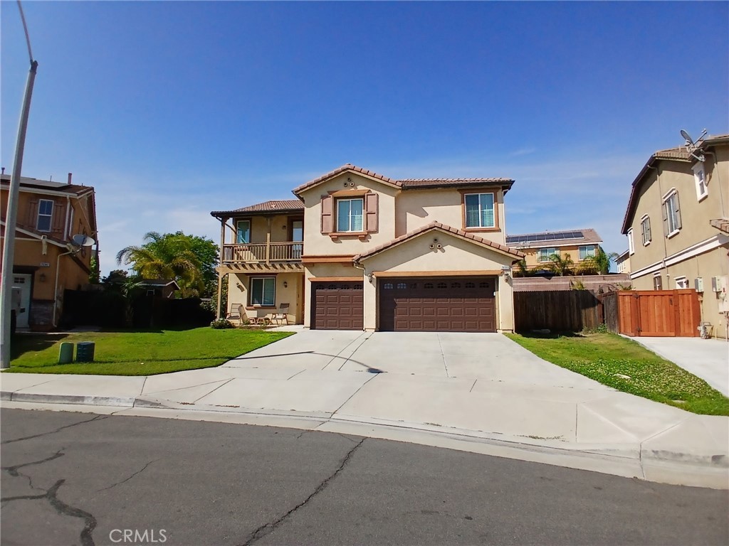 This single-family home offers 3,242 square feet of living space on a 10,018 square foot lot, situated at the end of a cul-de-sac in a residential neighborhood. The location provides relatively quiet surroundings with access to I-15 and I-215 freeways, nearby shopping centers, parks, and schools.
The home includes four bedrooms on the upper level. The primary bedroom features a two-part layout with a fireplace, a sitting area, and access to a private balcony.
The main level contains a formal living room, a separate dining area, a kitchen with a breakfast nook, and an adjacent great room with a second fireplace. Behind the great room, there is an additional large room that can serve as an office, library, or be converted into a bedroom. A full bathroom is located nearby.
Additional features include a three-car garage and a large side yard. The side yard has potential for RV access with the installation of a double gate.
This property combines a spacious interior layout with a sizable lot and flexible-use areas.