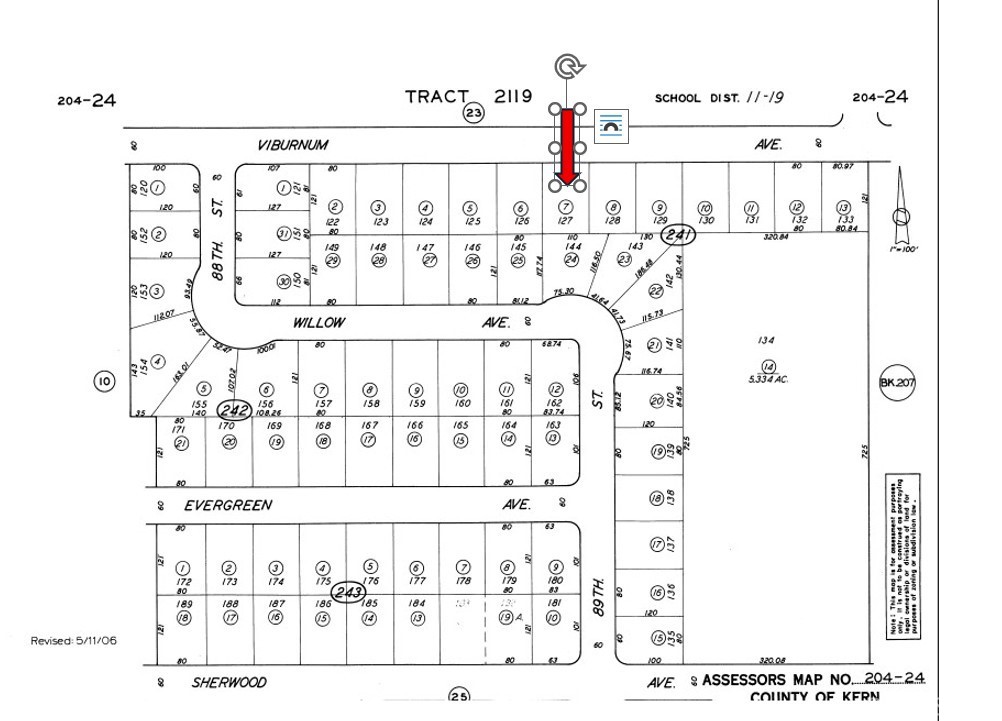 Vacant lot in a developing area. Homes across the street. Lot with a view to develop later. Easy commute to the mines and base. Great price!