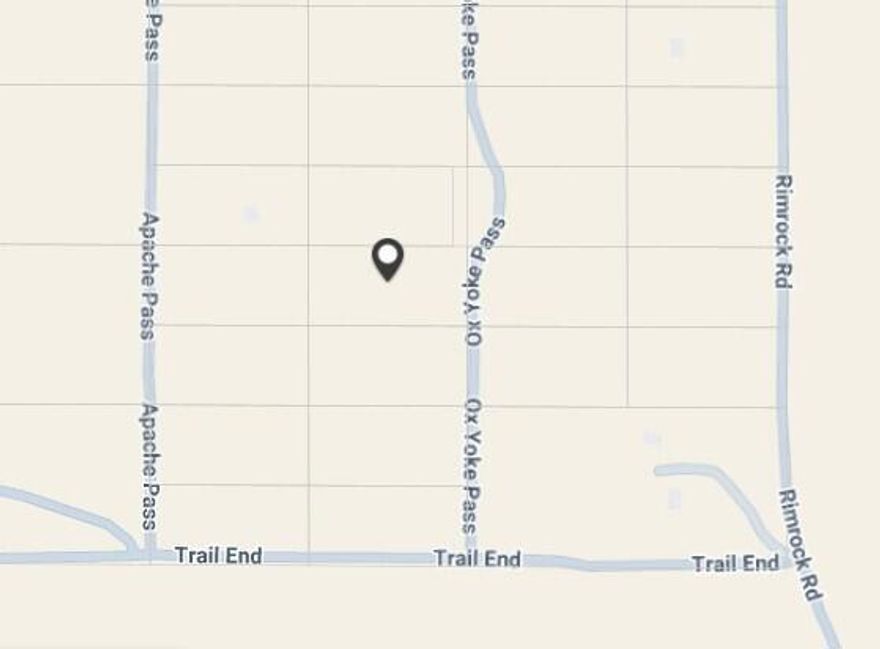 This lot features a gentle hill side grade up off Ox Yoke pass in Rim Rock/ Pioneer Town.