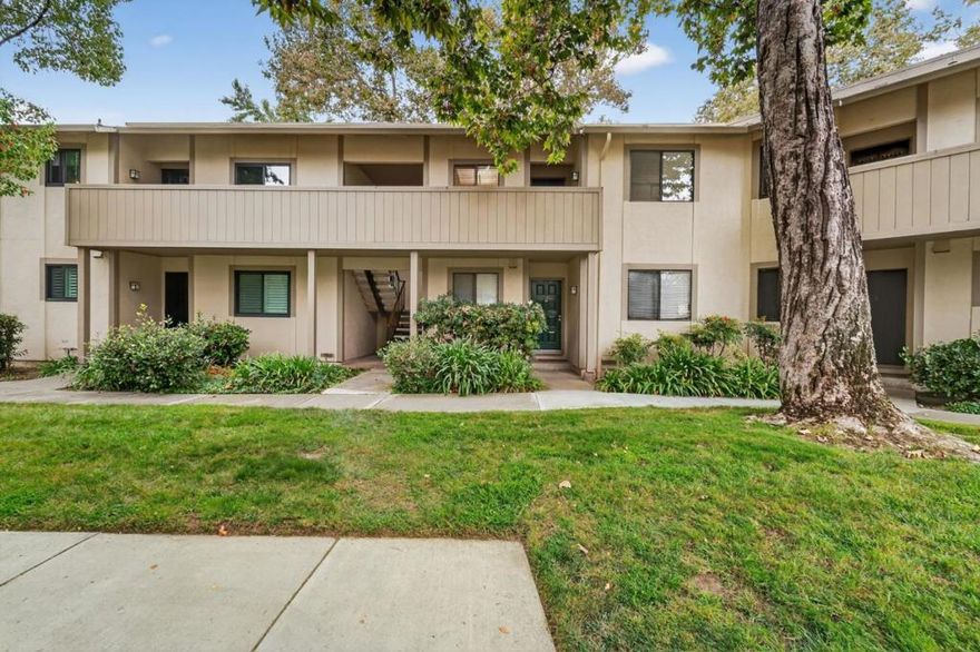 Beautifully updated top-floor unit in a prime Milpitas location! This home features brand new flooring, fresh interior paint, updated lighting fixtures, and a refreshed kitchen with painted cabinets. Enjoy a large, peaceful private balcony with two storage closets plus the convenience of in-unit washer and dryer. Residents have access to community amenities including a solar-heated pool, rec room, basketball court, and nearby trails, along with a 9.5-acre city park offering tennis courts, playground, and BBQ areas. Walking distance to top-rated Curtner Elementary and minutes from BART, major freeways (680/880/237), leading tech employers, The Great Mall, 99 Ranch, and Costco. HOA covers earthquake and flood insurance, water, sewer, and garbage, making this move-in ready home the perfect blend of comfort and convenience.