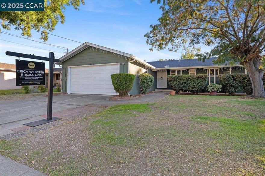 This charming 3-bedroom, 2-bathroom single-family home offers 1,126 sq ft of comfortable living space on a spacious 6,000 sq ft lot. Recently updated, the home features a modern kitchen with sleek finishes, upgraded flooring throughout, and stylishly renovated bathrooms. The well-designed layout maximizes space and functionality, perfect for families or those who love to entertain. Conveniently located just minutes from the freeway and North Concord BART station, this home offers easy access to commuting, shopping, and dining. A perfect blend of comfort, style, and location!