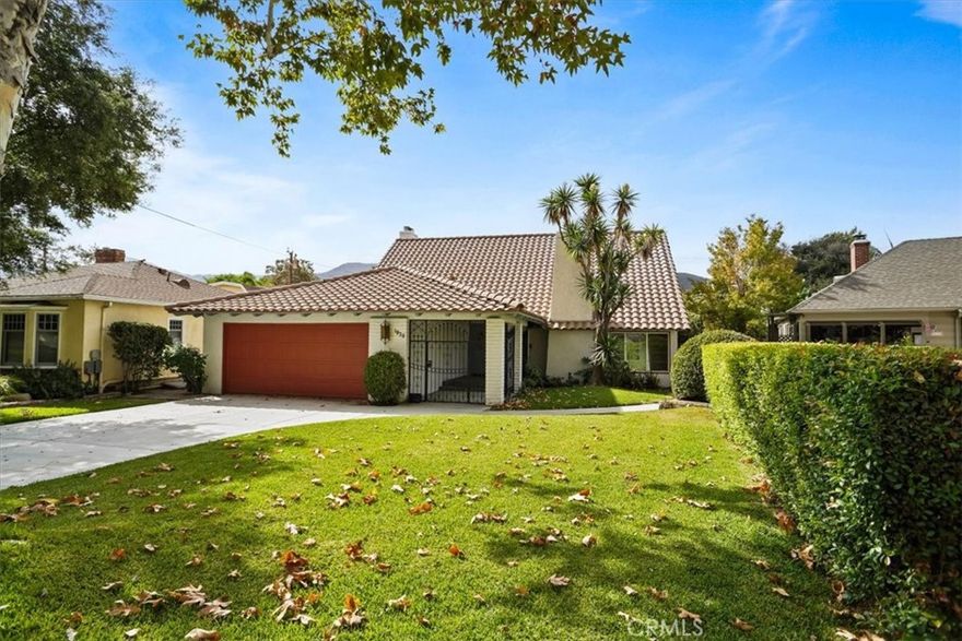 Located in the heart of the Burbank Rancho is this equestrian home. This fully remodeled Spanish-style home features 4 bedrooms and 3 bathrooms across 2,400 square feet of bright, airy living space. This property has a 3-horse stable with turnout and is in close proximity to Griffith Park and Disney Animation Studios. Inside, a vaulted-ceiling entryway and elegant Spanish tile foyer lead to a fully updated kitchen with brand-new appliances. The home has been thoughtfully redesigned throughout, with all-new windows, hardwood floors, recessed lighting, HVAC and more. All three bathrooms have been fully remodeled with premium finishes. The spa-like primary suite features dual sinks, a freestanding soaking tub, a walk-in shower, and a cozy gas fireplace one of three in the home. The fourth bedroom, located downstairs with its own private entrance and bathroom, is ideal for an in-law suite, au pair/nanny quarters, or guest accommodations. Outside, equestrian enthusiasts will appreciate the full 3-horse barn and two small pastures. The spacious backyard also includes a lawn, mature orange and fig trees, and a large pergola perfect for entertaining. The two-car garage provides ample storage, and the home sits on a quiet residential street with easy access to riding and walking trails. The property is pet-friendly. Other amenities include: two car attached garage with direct access, laundry room inside the home, three stables with turnout, HVAC, and recessed lighting.