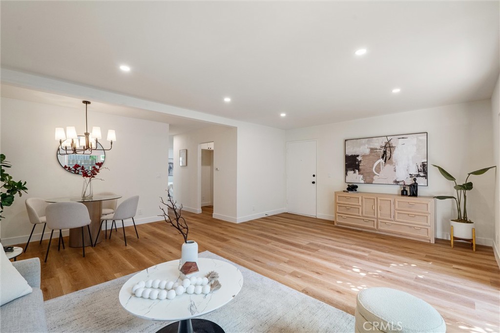 Welcome to the charming Tara Hill Condominiums in the heart of Culver City—where modern upgrades meet timeless comfort. This beautifully remodeled ground-floor residence offers 2 bedrooms and 2 bathrooms, showcasing exquisite SPC luxury vinyl flooring throughout, brand-new cabinetry, sleek appliances, and tastefully upgraded kitchen and baths. Newly installed double-pane windows and a new AC/heating system ensure year-round comfort and efficiency.
Step into a spacious open-concept living and dining area that flows seamlessly to a private patio—perfect for entertaining or enjoying peaceful mornings. The patio also includes a secured storage space, complemented by a convenient hallway storage closet and two covered tandem parking spots. The kitchen gleams with stainless steel appliances, quartz countertops, and contemporary cabinetry, while the generous primary suite features ample closet space and a stylish en-suite bath.
Nestled in a beautifully landscaped, pet-friendly community, Tara Hill offers resort-style amenities including two sparkling pool areas with spas, a fitness center, clubhouse, playground, BBQ grills, and community laundry facilities. The HOA provides comprehensive coverage including 24-hour gated security, water, gas, trash and recycling services, Spectrum cable and internet, earthquake insurance, and meticulous common area maintenance.
Perfectly situated near major employers such as Sony and Amazon Studios, with quick access to the Expo Line and multiple freeways, this location makes commuting effortless. Just moments from vibrant Downtown Culver City, the Ballona Creek bike trail, dog parks, Westfield Mall, and West LA College, this home offers the very best of Westside living. Don’t miss this exceptional opportunity to own a true Culver City gem.