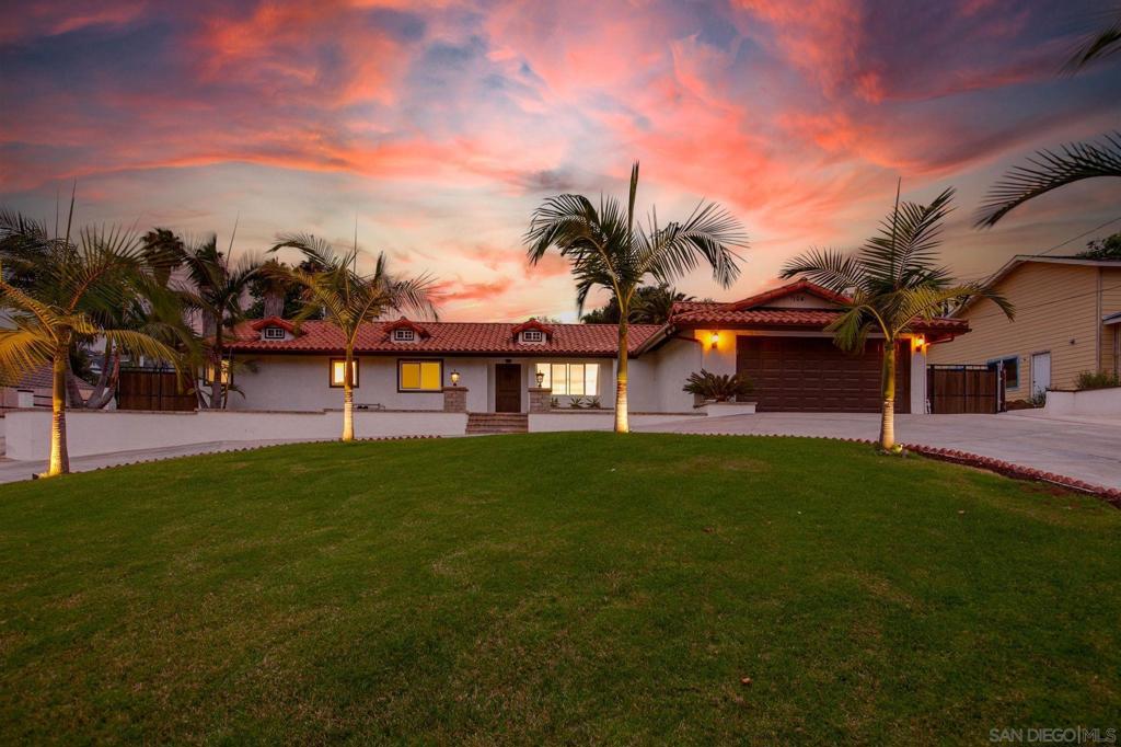 Proudly presenting 704 Matagual Dr in North County San Diego's Vista, Ca! This is a fantastic family home, offering single level living, on a private and quiet non thru traffic street, close to shopping & dining, nearby fwy access, and all the amenities you are looking for in a great property. 4 bedrooms, 3 full baths, a pool/outdoor kitchen area that will have you hosting all your gatherings and parties, multiple fire pits & seating areas, a huge covered patio structure, plus much more. 1,500 square feet of poolside pavers, natural gas connected BBQ and a flat grilling station, outdoor ice maker, outdoor fridges, outdoor bathroom and shower, the list goes on. Additionally, A separate, detached 2nd garage/workshop offers tons of possibilities for future use, along with a flat rear turf area for the kiddos, and an additional rear upper blank canvas yard area that can be a future garden or an upper seating area to take in the west facing view of the hills/greenery of beautiful Vista, which has one of the best year round climates in the U.S.! Back inside, the home is turn key and ready, with a beautiful updated kitchen that has pull out shelves and soft close cabinets, high end appliances, and the perfect island as a home base for the family. The primary bedroom is on it's own wing of the home, with french doors that open up to one of the lower patio fire pits. The remaining bedrooms are on the opposite side of the home, with the large open living room in the heart of the home. New windows, tankless water heater, and new furnace/cooling equipment. 1/2+ Lot. Schedule your tour!