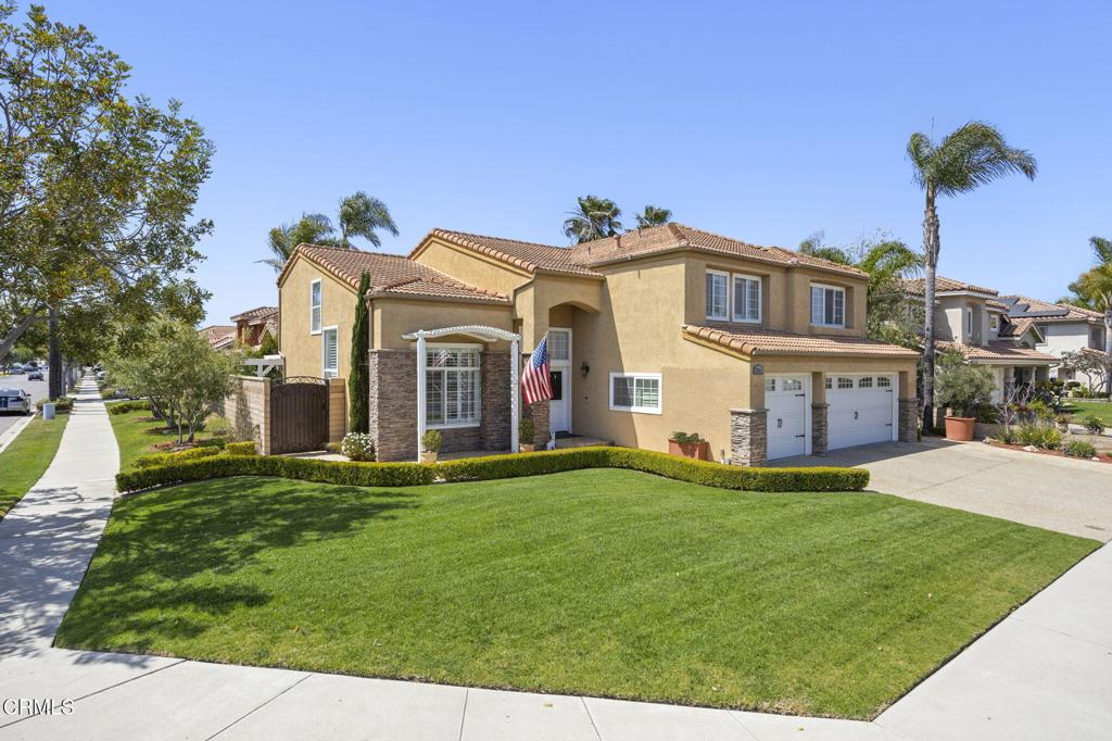 Welcome to your dream home in California Cove! Perfectly positioned on a rare 8,377 sq ft corner lot, this beautiful residence offers comfort, space, and lifestyle in one of the area's most desirable neighborhoods -- all with no HOA. Featuring 4 spacious bedrooms, 2.5 bathrooms, and a large upstairs bonus room (ideal for a 5th bedroom, home office, or media space), this home adapts to your needs. One private suite includes a modern bathroom, charming Juliet balcony, and park views -- a perfect retreat. The heart of the home is a bright, open-concept kitchen with granite countertops, a generous island, and effortless flow into the living area -- made for entertaining. Step outside through elegant French doors to your own backyard oasis: a custom patio and lush landscaping set the stage for unforgettable evenings. With plantation shutters throughout and laminate wood-style flooring. Located just minutes from Rio Del Norte Elementary, The Collection at RiverPark, 101 Freeway access, and River Ridge Golf Course, this home offers convenience, elegance, and room to grow.Don't miss your chance to own one of the best lots in California Cove.
