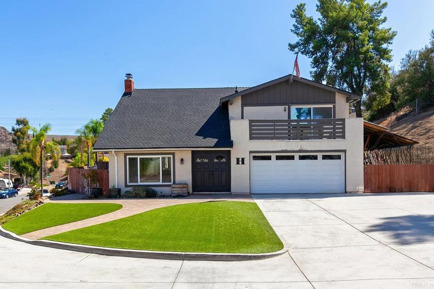 Tremendous value! Peacefully located off the beaten path near Lake Jennings Rd. Sizable lot featuring a backyard pool, fire-pit and open mountain views. Plenty of on-site parking. Smart 2 story design family home featuring a stunning custom kitchen with quartz counters, soft closing cabinets, farmers sink, Zillage style backsplash and a robust 9x3 center island. Vinyl dual paned windows, Bonanza.stacked fireplace, (2) laundry rooms, LVP flooring, newer roof and water heater (solar to be paid at closing). Newer concrete driveway, upstairs carpet needs replacing & other minor fixing. Priced for today action!!