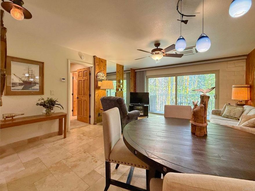 OWNER MOTIVATED  Every inch of this beautifully maintained home reflects the love and care poured into it. From its unique nautical ambiance to the attention to detail in every corner, this unit radiates warmth, personality, and pride of ownership. Private and tranquil in a great location. And as if the interior weren’t enough, Step outside and you’re just a short walk from everything you need—grocery store, pharmacy, cozy coffee shops, and even the movie theater. 15 minute walk to the Beach.  Convenience meets character, warmth and location in one perfect package. This isn’t just a place to live—it’s a place to love. The unit is 2 Bd and 1 Ba, but one of the bedrooms has a sink, very convenient when main bathroom is in use. Heat & AC, Mini-Split AC.