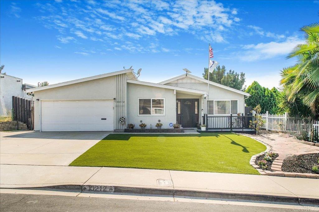 Welcome to Swanton Drive located in Carlton Hills. Situtaed within walking distance to the Santee Lakes, our home features a remodeled kitchen offering custom cabinetry. As you walk through the home you enjoy wonderful appointments throughout this single story property. Upon entering the backyard, an oasis awaits that is laced with grape vines and fruit trees. Relax on the veranda as you enjoy sunset views. Then retreat to the built-in sports bar covered patio with built-in BBQ and a blackstone grill. End the night with a glass of something as you and friends sit around the wood burning fire pit. The parcel also offers an 8 x 10 ft. detached Tough Shed office with electricity and air conditioning.