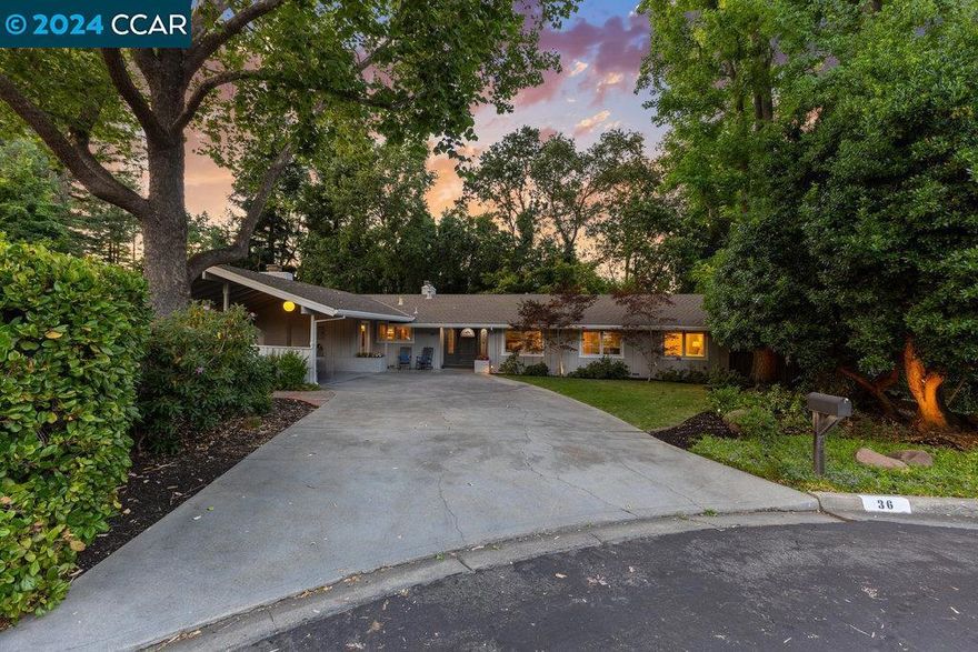 Nestled at the end of a serene cul-de-sac in prime Westside Danville, this beautifully updated single-story rancher offers luxury and comfort just a stone's throw from downtown. The large, flat yard features a sparkling pool, perfect for summer fun, while the modern kitchen boasts high-end appliances and sleek countertops. Experience convenient single-story living in a tranquil, family-friendly neighborhood, close to top-tier dining, shopping, and entertainment. Don't miss the chance to make this exceptional property your own!