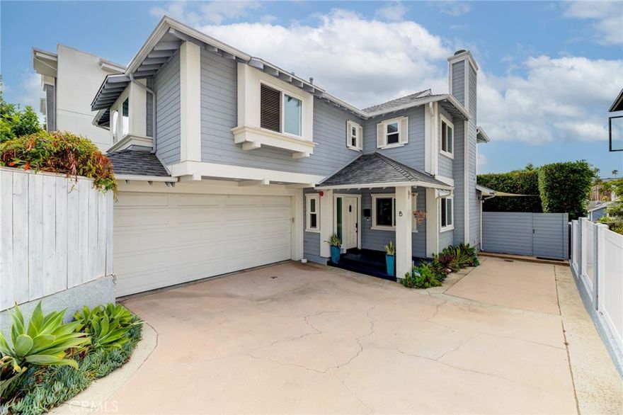 Easily the nicest 3-bedroom townhouse currently for lease in North Redondo Beach.  This captivating Cape Cod-inspired treasure is a DETACHED, rear-unit townhouse boasting quiet privacy and lives like a single family home.

Emanating timeless charm, the interior offers an upgraded kitchen adorned with sleek stainless-steel appliances that seamlessly merge functionality with style. A newer and pristine primary bathroom exudes an energy that elevates your daily routine. Bright new windows and slider doors usher in natural light while rendering a modern aesthetic. A holistic water filtration system and a whole-house attic fan enhance the quality of living, reflecting an emphasis on your well-being. Revel in the luxury of central air conditioning, a true blessing during the warmer months. Wide-plank hardwood flooring graces every corner, bestowing an elegant continuity that effortlessly ties the home together.

Designed with families in mind, all three bedrooms are thoughtfully positioned on the upper level, fostering a sense of unity and warmth. The expansive living area, awash in natural radiance, creates an inviting ambiance that flows seamlessly into the dining enclave, inviting convivial gatherings and culinary exploration. Beyond lies a sun-drenched backyard, adorned with multiple intimate seating areas where relaxation is an art form. Sheltered by towering privacy hedges, a splendid Trex deck stands adorned with steps leading to a charming hardscape retreat – a canvas for fireside conversations under the cafe lights. Venture to the opposite side of the deck and discover a patch of emerald turf, a playground for the young ones. Ingeniously incorporated sun shades over the back deck, provide a touch of shade as desired -- embracing both comfort and elegance.

Ensuring modern convenience, the attached 2-car garage is equipped with a coveted Tesla charger. This residence's allure is undeniable, and its availability fleeting.  Seize the moment and call today for a private showing.  You can be in before Christmas!