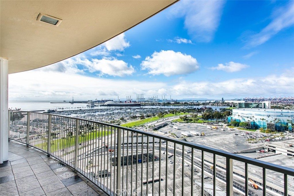 SPECTACULAR, BREATHTAKING OCEAN AND CITY VIEWS!  Move to the iconic International Tower in Ocean Boulevard’s midcentury modern masterpiece.  Enjoy a stunning view of the downtown Los Angeles and even see the Hollywood sign on a clear day.  You can also see the  Queen Mary, Catalina, city lights, marina, great views for the annual Grand Prix and even the warm beach sand.  Plenty of natural light and storage cabinets in an open-concept floor plan.  This condo offers floor to ceiling glass doors so you can enjoy the unobstructed panoramic views, inside washer and dryer and two deeded side by side parking spaces.  You will have access to premium amenities including a sparkling pool, fitness center, 24/7 concierge, meeting rooms, building community activities and more. Building located just minutes from Shoreline Village, the marina, Convention Center, The Pike, trendy shops, cafes and much more.