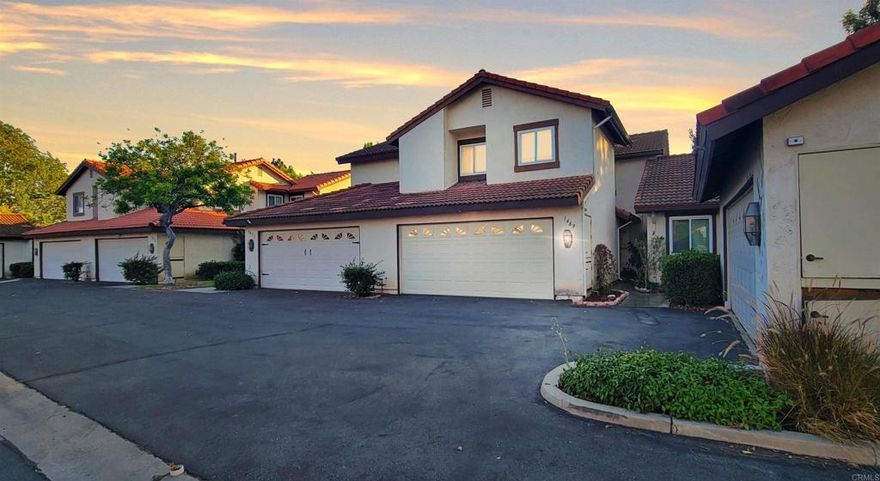 PRICE REDUCTION $635,000  Welcome to this beautifully maintained 3-bedroom, 2.5-bath, 2 car garage townhome in the desirable Mission Meadows community of Jeffries Ranch, Oceanside. Proudly offered for the first time on the market, this home has been lovingly cared for by its original owner.  This move-in-ready home offers a bright and inviting living room with vaulted ceilings and a charming brick fireplace, creating the perfect space to relax or entertain. Sliding doors open to your private fenced patio, ideal for gatherings or quiet mornings outdoors.  The property features laminate wood flooring throughout the home, with tile in the kitchen and bathrooms for durability and style. The updated kitchen provides ample counter space, plenty of storage, and flows seamlessly into the dining area. Upstairs, the spacious primary suite boasts vaulted ceilings, abundant closet space, and a beautifully designed bathroom. Two additional bedrooms provide comfort and flexibility for family, guests, or a home office.  Additional highlights include:  Fresh and inviting entryway with lush plants, offering both privacy and curb appeal  Two-car garage with generous storage space, plus washer and dryer included  Low HOA fee with access to Mission Meadows pool and spa  Planned Unit Development (PUD), making it VA and FHA loan approved  Enjoy a sense of privacy with its end-unit placement in a cul-de-sac, while still being conveniently close to schools, shopping, dining, Highway 76, and just 15 minutes from the coast.  Don’t miss the opportunity to own this charming Oceanside home that perfectly blends comfort, convenience, and community!