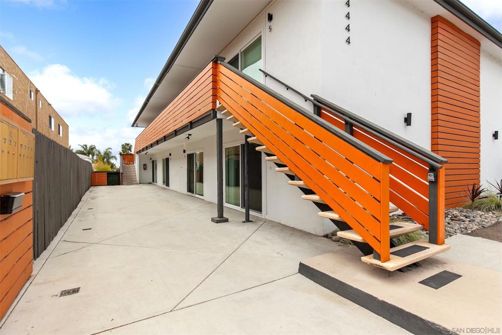 Turnkey 8-Unit Investment Near SDSU | Fully Renovated | Strong Cash Flow Exceptional opportunity to acquire a stabilized, income-producing 8-unit multifamily property located just minutes from SDSU and the rapidly expanding College Area. This fully remodeled asset consists of eight 1-bed/1-bath units—six of which are currently leased as mid-term rentals, generating above-market rents due to high demand from traveling professionals and students. - Annual Gross Scheduled Income: ~$232,800 - Price: $2,599,000 - GRM: ~11.16 - Estimated Cap Rate: ~5.8% (based on actual mid-term rental income & market expenses) - Unit Mix: (8) 1-Bed / 1-Bath - Current Occupancy: 100% - Parking: 11 dedicated spaces - Laundry: On-site - Walk Score: 91 – highly walkable to retail, dining, and public transportation Each unit has been tastefully upgraded with modern kitchens, bathrooms, luxury vinyl flooring, stainless steel appliances, and new lighting throughout. With low maintenance needs and consistent occupancy, this asset offers a unique opportunity for investors seeking both immediate cash flow and long-term appreciation in one of San Diego’s most desirable rental markets. Whether you continue operating it as a mid-term rental powerhouse or transition to long-term tenants, the upside is significant in this high-demand submarket.