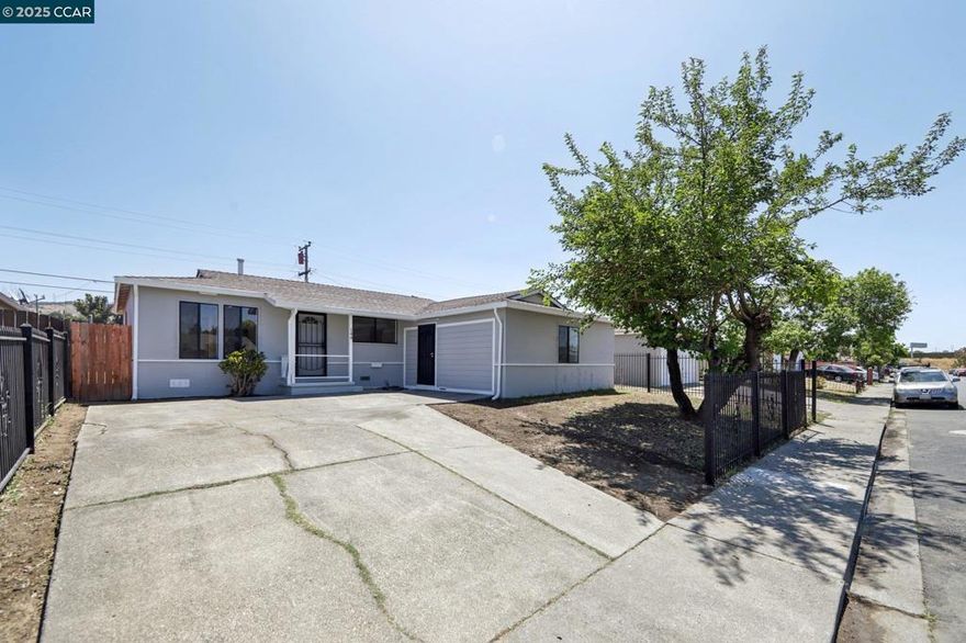 Freshly remodeled home with a large back yard on a quiet street. 3 Bedrooms and 2 full baths with a garage used as an additional media room. New bathrooms, kitchen counters, appliances, floors and paint make this classic floor plan shine.