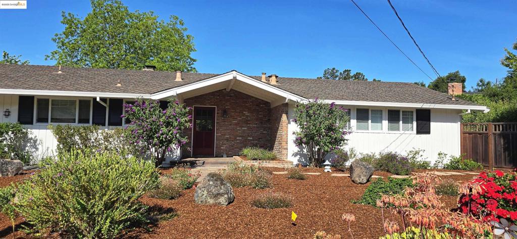 Charming One-Story Home in Quiet Court Location ++This beautifully updated 4-bedroom, 2-bath home offers comfortable single-level living on a peaceful court. Enjoy a freshly painted interior, refinished hardwood floors, and a remodeled kitchen with quartz countertops, stainless steel appliances, and a cozy dining nook. The spacious family room features vaulted ceilings and a fireplace, while the formal dining room and large living room provide ample space for entertaining. ++The primary suite includes a private backyard entrance and a double-sink bathroom with a walk-in shower. Three additional bedrooms offer flexibility, including a secluded fourth bedroom—ideal for guests or a home office. The attached 2-car garage has a new roll-up door and automatic opener. ++Step outside to a generous backyard with a large cement patio—perfect for gatherings and gardening. Fruit trees include Plum, Apple, and a Pear tree. Conveniently located near top-rated schools, Moraga Valley Swim & Tennis Club, parks, Orinda BART, Highway 24, and downtown Orinda.
