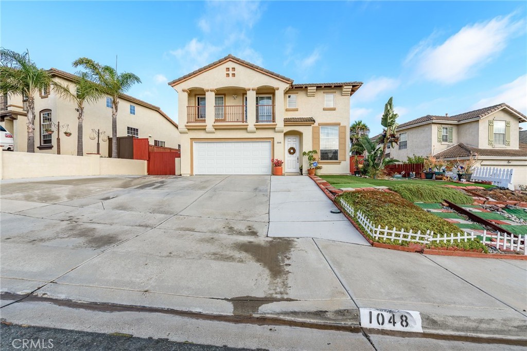Welcome to this beautifully maintained 4-bedroom 3-bathroom home in the highly desirable Rancho Del Rey community. Step inside to soaring cathedral ceilings, a bright open layout with hardwood floors downstairs, and an open kitchen with stainless steel appliances and center island.
The large master Bedroom features Garden tub, Double sinks & and a huge walk-in closet. French doors that open to a beautiful balcony.
A terracotta tile patio is great for entertaining. Great Views. This home displays pride of ownership. Located close to everything you need-Costco, Walmart, Southwestern College, movie theaters, and major freeways. NO HOA. NO MELLO ROOS. NO FRONT NEIGHBOORS.