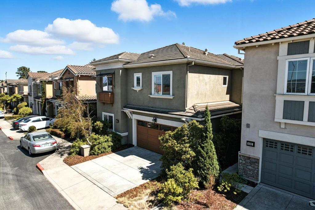 Built in 2014, this spacious 4-bedroom, 3-bathroom home is located in the Crestmoor Park neighborhood of San Bruno. With 2,323 sq ft of living space, this residence offers a perfect blend of comfort and functionality. Inviting entry includes two story ceilings, recess lights and natural light. The spacious kitchen and family room combo provides a welcoming and open atmosphere, ideal for family gatherings or entertaining guests. Hardwood flooring and new carpets throughout the home are designed for both style and durability. First floor consists of one bedroom, one bath and the second floor has three bedrooms with additional space suitable for office or lounge area. The property includes a 2-car garage, offering ample space for vehicles and storage. Walking distance to Lunardi's market and easy access to Bayhill Shopping Center, Tanforan mall, San Bruno Bart, SFO and freeways 35, 280 and 101. Explore the possibilities this San Bruno gem has to offer!