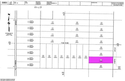 Photo of 0 185th St E / Avenue W8, Llano, CA 93544 (MLS # SR26072647)