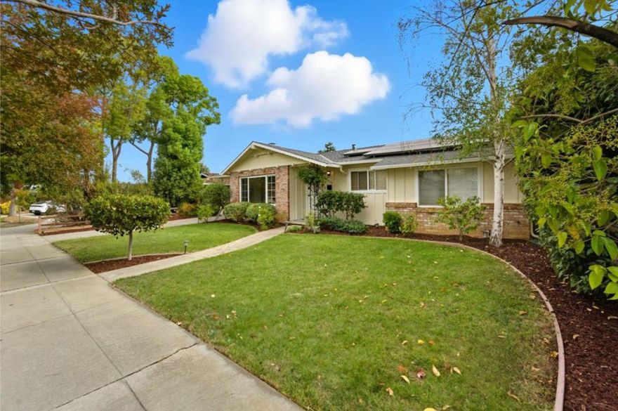 1828 NESTORITA IS AN UPDATED SINGLE-STORY, 3-BEDROOM, 2-BATHROOM RESIDENCE SITUATED ON A QUIET CUL-DE-SAC IN THE SOUGHT-AFTER CAMBRIAN NEIGHBORHOOD, WITH TOP-RATED SCHOOLS. THIS RANCH-STYLE HOME OFFERS AN EXPANSIVE OPEN LIVING ROOM AND A SPACIOUS FAMILY ROOM ADJACENT TO THE KITCHEN, IDEAL FOR GATHERINGS. REFINISHED HARDWOOD FLOORS EXTEND THROUGH THE INTERIOR, LEADING TO FRENCH DOORS THAT OPEN ONTO A LARGE, PRIVATE BACKYARD. THE PROPERTY INCLUDES A DETACHED TWO-CAR GARAGE, A LONG DRIVEWAY, AND A COVERED CARPORT. ADDITIONAL FEATURES CONSIST OF DUAL-PANED WINDOWS, RECESSED LIGHTING, AN INDOOR LAUNDRY ROOM, UPDATED LANDSCAPING, AND NEW PAINT THROUGHOUT THE INTERIOR AND EXTERIOR. THE HOME IS WITHIN AWARD WINNING CAMBRIAN SCHOOLS (FAMMATRE ELEMENTARY, PRICE CHARTER MIDDLE & BRANHAM HIGH) AND WALKING DISTANCE TO STEINDORF STEAM SCHOOL (BUYER TO VERIFY). CONVENIENTLY LOCATED NEAR TARGET, WHOLE FOODS, ZANOTTOS MARKET, AND HACIENDA GARDENS WITH A VARIETY OF RESTAURANTS AND GROCERY STORES. THERE IS EASY ACCESS TO THE 17, 85, AND 280 FREEWAYS.