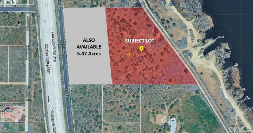 Excellent location to build your custom home overlooking Palmdale Lake. Grab your boat and relax in the water. Easy and quick access to 14fwy. Park n ride is minutes away. The lot in front of the subject lot is also listed for sale (5.47 acres). Buyer to verify all utilities and boundary lines.