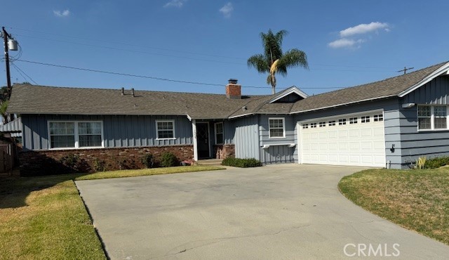 Nice, maintained area of Covina. 3 bedrooms home is ready to move in. Living room with brick fireplace. Spacious family room. Kitchen with built-ins. laundry area off the kitchen. Granite countertops. Backyard has screen-in patio. Master bath has tub/spa/shower. Off hallway is a full bathroom with double sinks.