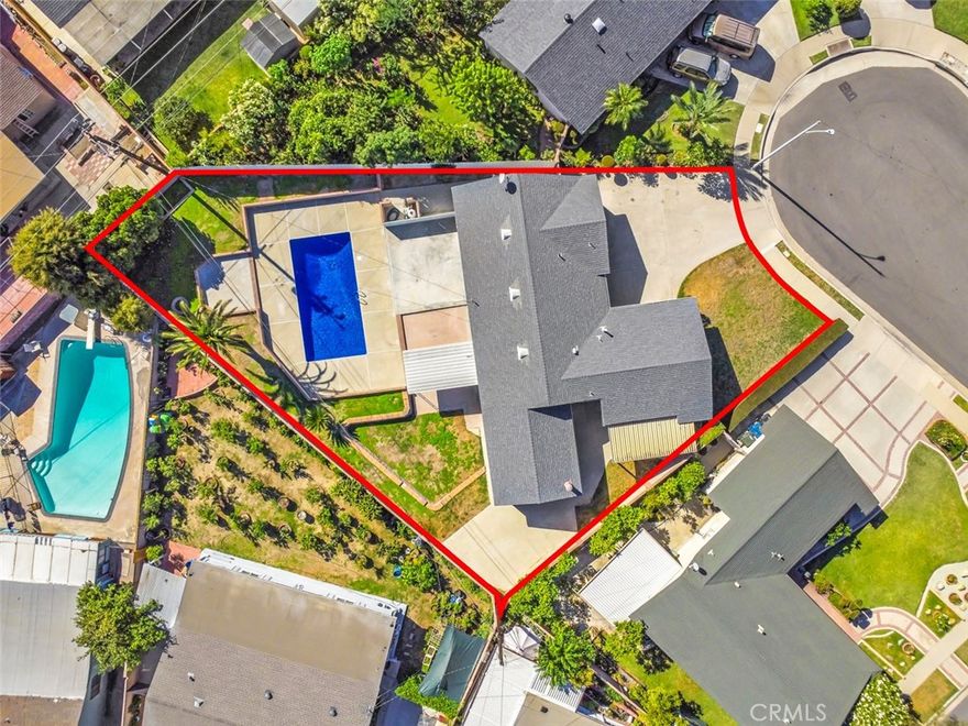 Beautiful remodeled POOL home on a cul-de-sac in South El Monte! This home offers the ideal blend of comfort, functionality, and modern upgrades throughout. This move-in ready home offers 3 bedrooms, 2 full bathrooms, and a spacious layout perfect for modern living. Enjoy a bright living room with direct access to the backyard and pool area. A DEN/FAMILY ROOM with vaulted wood-beam HIGH ceilings and a cozy stone fireplace, ideal as a bonus room/4th bedroom. Featuring a spacious kitchen with granite countertops, ample cabinetry, dining area, and recessed lighting. Thoughtfully updated with new flooring, fresh paint inside and out, and stylish modern fixtures throughout. The HUGE backyard is an entertainer’s dream with a sparkling pool, covered patio area, and plenty of open space for gatherings or relaxation. Including an attached 2-car garage WITH private area that can be converted into an ADU, laundry hook ups inside garage and a wide driveway for extra parking. Located in a prime cul-de-sac, near parks, schools, shopping, and freeway access. This gem is ready to welcome you home!