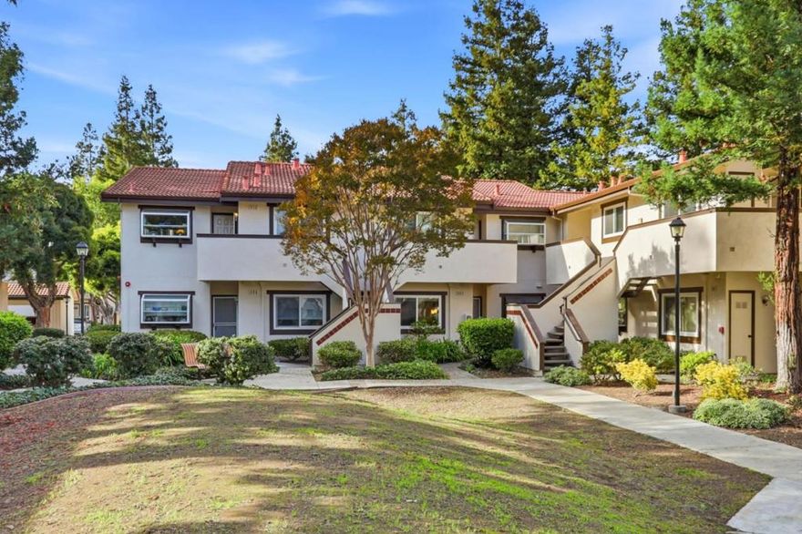 Nestled in a peaceful, park-like gated community in a prime Silicon Valley location, this well-maintained ground-floor end unit features high ceilings, an upgraded kitchen and bathrooms, dual-pane windows, and in-unit stacked laundry. Enjoy direct access to your assigned carport through a spacious private patio, which also includes additional storage. Community amenities include a swimming pool, spa, clubhouse, ample guest parking, and beautifully maintained greenbelts. The HOA covers water, garbage, sewer, and earthquake insurance, and the home benefits from low electricity rates from the City of Santa Clara. Ideally situated with easy access to Highways 101 & 280, and just minutes from shopping centers, restaurants, banks, hospitals, and more. Conveniently close to major tech employers including Apple, Nvidia, Intel, Google, and others. Lovingly cared for by its current owners - this home is now ready for its next chapter.