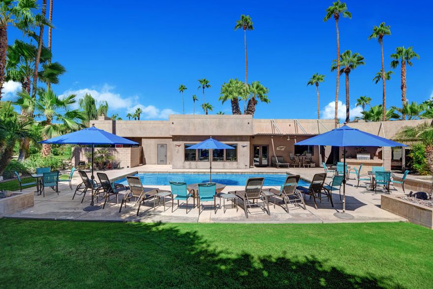 Welcome to your desert retreat, this 3,680 Square foot home is your perfect vacation retreat, PD109 is located in beautiful Palm Desert minutes away from the prominent El Paseo shopping district and the River. 4 bedroom, master room in main house, 3 separate casitas in the backyard. The main house features a movie theater, spacious gourmet kitchen and a billiards room. The casitas each have their own private bath entrance and private patio. Take full advantage of the resort style pool and vast detached spa that sits amongst the beautifully landscaped greenery. Grill your favorite meal in the built in barbeque and enjoy the evening ambiance outdoor dining with plenty of seating for all your guests. This vacation rental is an entertainer's delight and will not last, hurry and grab your chance for the perfect vacation! Call leasing office for availability and cost. Pricing varies.