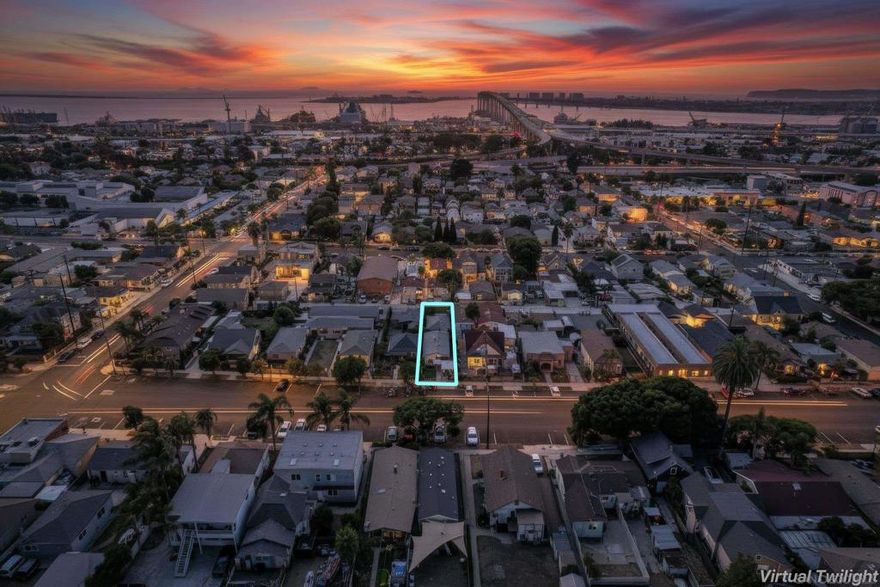 **2 Detached Houses on 1 Lot, Prime Logan Heights Location** Private Yards & Parking for Each Unit • Value-Add Opportunity w/ One Unit Renovated • (1) 2Bedroom/1Bathroom + (1) 1Bedroom/1Bathroom • Perfect for Owner Occupant or Investor • Close Proximity to Downtown, the Coronado Bridge, and I-5 • Zoned RM-3-7 & Complete Communities Tier 3: 6.5 FAR for Future Development Potential