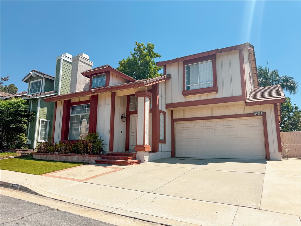 Discover this 3-bedroom, 2.5-bath home with great potential, tucked at the end of a quiet cul-de-sac in the heart of Rancho Cucamonga.
Set on a 3,500 sq. ft. lot, this residence features 1,400 sq. ft. of thoughtfully designed living space. The main level offers a formal living room, a bright dining area, and a well-appointed kitchen—perfect for both daily living and entertaining. Upstairs, you’ll find all three bedrooms and two full baths, including a spacious primary suite with an en-suite bathroom and walk-in closet. A convenient half bath is located downstairs for guests. Additional highlights include a two-car garage, a low-maintenance yard, and the rare advantage of no HOA fees. Ideally located just minutes from top-rated schools, premier shopping and dining at Victoria Gardens Mall, and major freeways, this home offers both comfort and convenience. A scenic walking trail begins right outside your front door and leads directly to a nearby park, perfect for morning jogs, evening strolls, or family outings. Don’t miss this rare opportunity to own a beautiful home in Rancho Cucamonga!