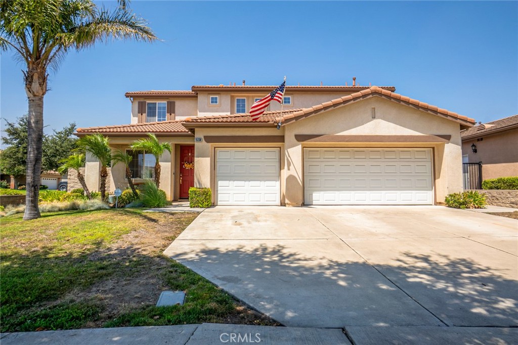 Beautiful, spacious two-story home nestled in quiet, highly desirable area of north Fontana, within the distinguished Etiwanda School District.
The house offers ample space for families of all sizes. High ceilings throughout, large windows allow plenty of natural light. Brand new carpet.
The first floor features the living room, kitchen which opens to the dining room and family room, one bedroom, bathroom, and laundry room. Family room also features a gas fireplace.
The second floor features a large primary bedroom with en-suite bathroom and walk-in closet, three bedrooms, a full bathroom, and large loft area. The loft could be converted into another bedroom.
The huge backyard, with a patio and alums-wood patio cover, is ideal for entertaining, or building an ADU. There is also a fenced dog run.
This house is located in close proximity to shopping, restaurants, parks and freeways.