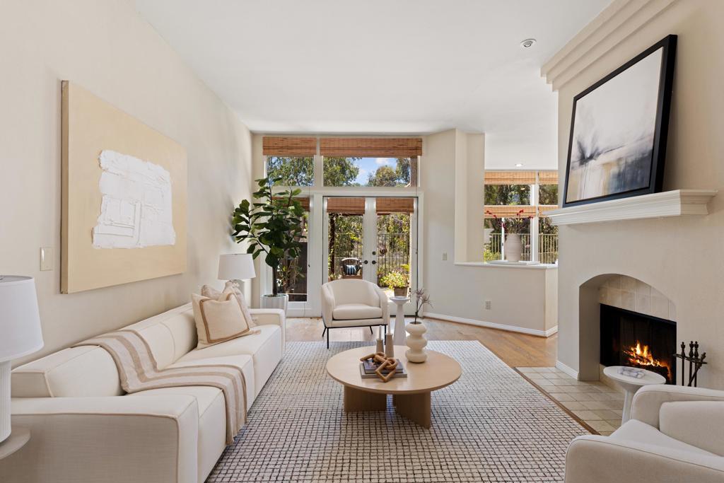 Welcome to the highly sought-after Ventana community in La Jolla Alta. This beautifully maintained home at 1466 Caminito Solidago offers a wonderful combination of upscale coastal charm and practical design within a peaceful and private setting. Upon entering, you'll find a bright and airy living room featuring vaulted ceilings that enhance the feeling of spaciousness. Just off the kitchen is a comfortable family room with an attractive fireplace, providing a cozy space for relaxation. French doors open from this room to a stunning back patio retreat that overlooks a private canyon. This outdoor space is perfect for quiet mornings, afternoon relaxation, and entertaining guests with stylish al fresco dining. As a resident, you'll also have access to all the fantastic amenities Ventana has to offer, including a clubhouse, two heated lap pools, a spa, tennis and pickleball courts, a fitness center, and a library. Filled with natural light and designed for easy indoor-outdoor living, this residence offers refined comfort and a relaxed sophistication. Its location is also ideal, just minutes from the beach, excellent schools, scenic walking trails, and the diverse dining and shopping options in La Jolla. This property offers not just a home, but a truly enhanced lifestyle.