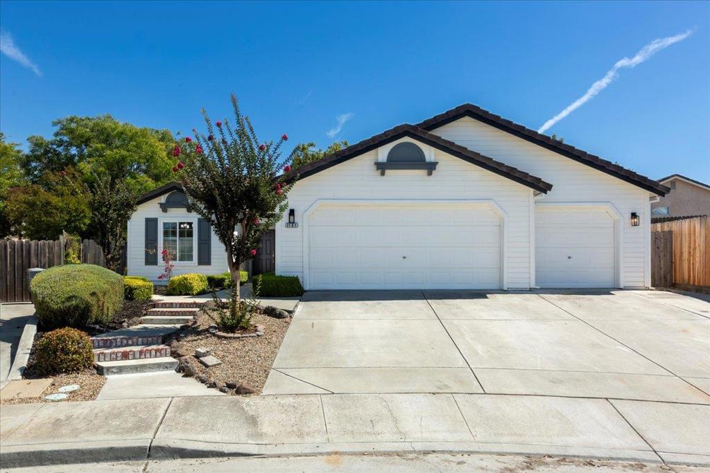 Come and visit this exceptional 3 bedroom 2 bath single-story home at Sunnyslope Village on a cul-de-sac lot in the vibrant city of Hollister. This inviting residence offers a well-designed floorplan that caters to all your needs, providing both functionality and style. The home is equipped with a range of amenities that enhance your living experience, making everyday life more convenient and enjoyable. New quartz countertops in kitchen and baths, stainless steel refrigerator, new LVT and carpeting throughout home, recent exterior paint, freshly painted interior, inside laundry room, tile roof. Spacious 3 car garage. Professionally designed landscaping on a huge lot. Close to commuter roads. Situated in the Hollister School District, this home offers accessibility to local educational facilities. With a minimum lot size of 10,598 square feet, the property offers ample room for outdoor activities and personal projects. Don't miss the opportunity to make this Hollister home your own.