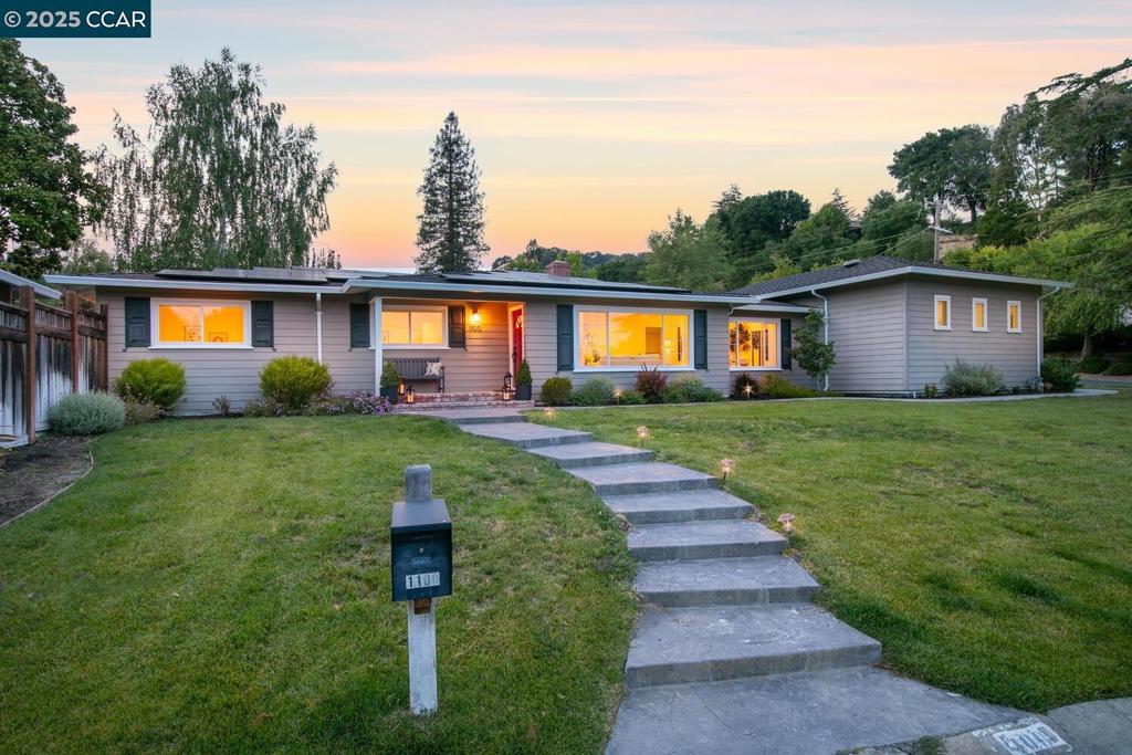 Wonderful single-story ranch-style home in Lafayette’s sought-after Valley View Estates neighborhood! This 3BD/2.5BA home offers 1,833 sq ft of light-filled living space on a generous 0.28-acre corner lot. Enjoy the sparkling pool and spa with automatic cover and plenty of relaxing hardscaping. Owned solar power system and a massive 4-car high ceiling garage (tax records 1,058 sf) —perfect for car lovers, a workshop, or extra storage. Inside, you'll find beautiful original wood flooring, a freshly painted interior, a formal dining room, and a bright, inviting layout. Close to BART and freeway access as well as Lafayette's vibrant downtown, with fine dining, multiple grocery stores, shops, library, and local brewery. All within the top-rated Lafayette school district. This rare gem blends comfort, function, and unbeatable location—don't miss it!