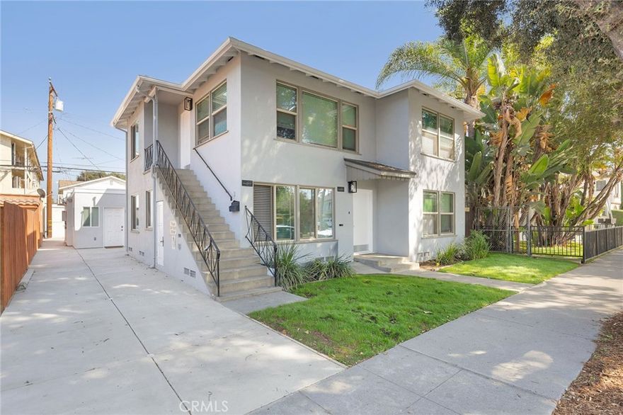 Situated in a nice and quiet pocket, this property features two modern duplexes offering a total of four units. The rear duplex is brand-new 2025 construction, and the front duplex is a fully remodeled two-story building. All units are turnkey with in-unit laundry, efficient mini-split heating and cooling, and upgraded systems throughout. The property includes a 400A electrical service, with the rear duplex fully electric for improved efficiency and lower utility costs. One 2 bed / 1.5 bath unit or one 3 bed 2 bath unit can potentially be delivered vacant, providing flexibility for an owner-user. Landlord is only responsible for paying water, tenants pay the remaining utilities.

Both buildings have been completely updated with new plumbing, electrical, kitchens, bathrooms, and HVAC systems, offering stable and reliable income while hedging against AB1482 statewide rent control.