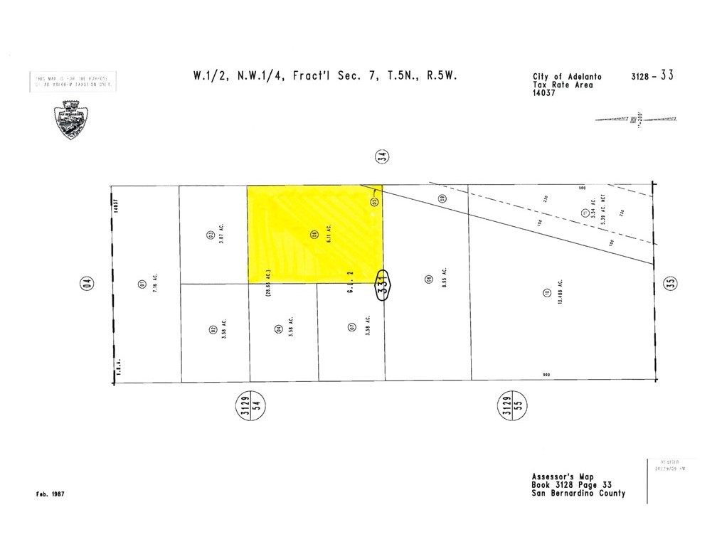Located in the industrial hub of Adelanto, this ±6.11-acre parcel is zoned Manufacturing Industrial (MI), making it suitable for a range of industrial uses. While currently landlocked and surrounded by neighboring parcels, the site presents a unique opportunity for strategic assemblage, expansion of an existing land holding, or long-term investment. Access is generally achieved via Koala Road, and the property’s position within an active industrial zone enhances its potential for future development as the area continues to grow.