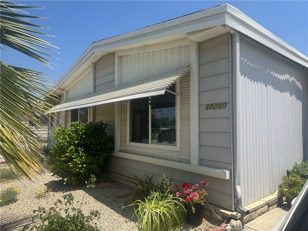 Manufactured home in the desirable Highland Springs Village 55+ active senior community. This quiet community is very well maintained by the staff. You own the land which means no space rent. The low HOA fee of $167 per month includes many amenities such as clubhouse, swimming pool, 9 hole golf course, indoor spa, tennis courts and two well stocked fishing lakes to enjoy. This unit has two bedrooms and two bathrooms with plenty of space to spread out. There is a large car port as well as two storage sheds in the very spacious back yard. Plenty of shopping, home improvement stores and restaurants are nearby. As well as medical offices and a hospital. Selle bought and put close to 95k in remodel expenses.