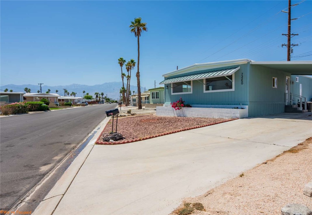 This stunning, fully remodeled home in Tri Palm Estates offers modern living at its finest, all set against a breathtaking backdrop of mountain views. Completely turn-key, this 2-bedroom, 2-bathroom residence has been thoughtfully updated from top to bottom. Every major component has been replaced or upgraded, including new subflooring, brand new drywall with insulation for improved energy efficiency and comfort, brand new PEX plumbing, new water heater, new roof treatment and all-new appliances. The interior features contemporary finishes throughout, including brand new stylish quartz countertops, new bathrooms, and brand new luxury flooring, creating a clean, elegant aesthetic, also include double-pane windows.
Upon entry, you're welcomed into a bright, open-concept living room and kitchen area filled with natural light. The open kitchen is offering sleek quartz surfaces, a full suite of appliances, and a convenient pantry. The spacious primary bedroom includes a private ensuite bathroom, while a second full bath serves guests comfortably. Additional features a dedicated laundry closet with washer and dryer hookups, and a freshly painted exterior and interior.
The backyard is a private retreat with ample space for outdoor seating—perfect for enjoying morning coffee or evening relaxation with views of the nearby mountains. A large, air-conditioned shed provides plenty of extra storage space, adding even more functionality to the property.
Located in the highly desirable 55+ community of Tri Palm Estates, this home comes with the added benefit of land ownership—no land lease—and a low HOA of just $215 per month. The community offers an unbeatable lifestyle, including unlimited free golf for two deeded owners on both the 18-hole Executive course and 9-hole Par 3 course. Residents also enjoy access to pools, spas, tennis courts, a clubhouse, and on-site restaurants. Conveniently situated near Costco, Sam’s Club, Home Depot, Walmart, Lowe’s, local theaters, fine dining, and freeway access, this home offers both luxury and convenience. Truly, it is a move-in ready gem in one of the area’s most sought-after active adult communities.