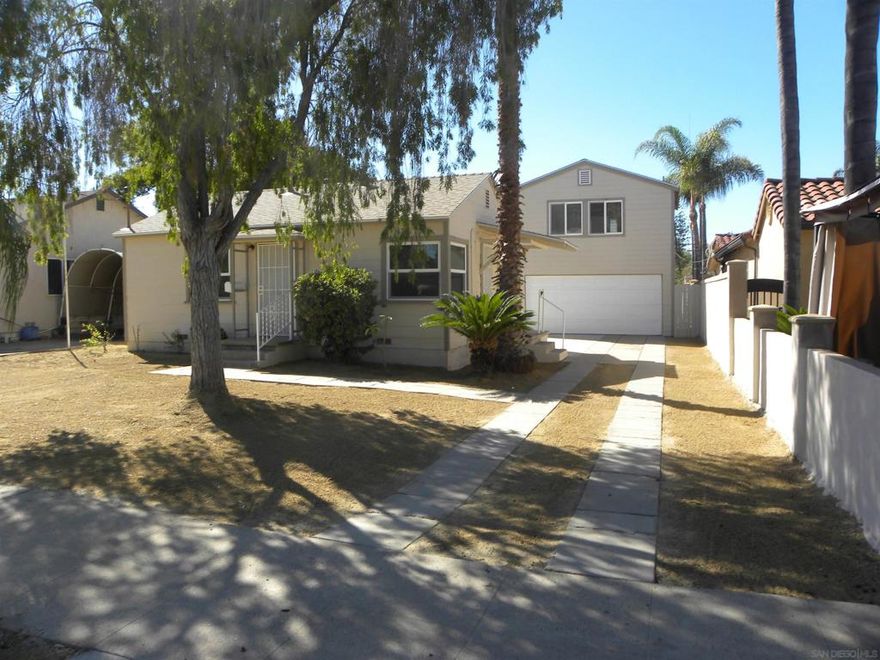 Front Unit is a 2BR 1 BA and Rear Unit is a Studio on a large lot with alley access and a 2 car garage. Both units have remodeled kitchens and baths. New vinyl flooring. Double pane windows. New roofs (2025) on both structures. Upgraded electrical panel.