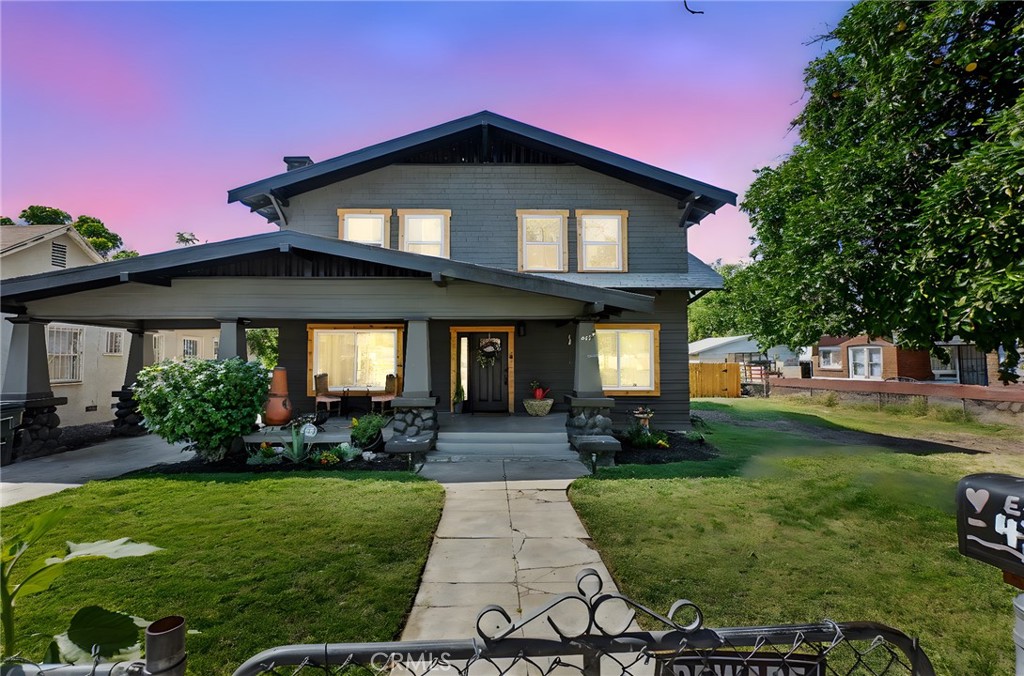 Prepare to be absolutely captivated by this magnificent Craftsman Style Bungalow, a custom-designed masterpiece that is sure to take your breath away! This isn't just a home; it's a versatile fortress offering an incredible 6 bedrooms and 4 bathrooms, meticulously customized from corner to corner. With this expansive space, your opportunities are truly endless—whether you envision a grand family residence, a savvy investment for individual room rentals, or even a serene setting for a small in-home care service. Every detail of this charming property has been thoughtfully upgraded for unparalleled comfort and style, from the custom doors, windows, and window casings to the replaced wood exterior siding. Inside, striking black and white accents create a chic aesthetic, complemented by brand-new flooring throughout. The newly designed kitchen is a culinary dream, featuring a stylish island, premium countertops, elegant backsplash, modern lighting, bespoke cabinets, and a sleek hood; its open floor plan ensures seamless entertaining. The first level also includes a dedicated reading room/office and a convenient junior master bedroom/bath. Ascend to the second level to discover three customized and fully remodeled guest bedrooms and an additional guest bathroom. The master retreat is a luxurious sanctuary, offering a breathtaking, fully remodeled bathroom with exquisite cabinets, counters, a spacious shower, and a standalone tub—truly a spa-like escape. Beyond the stunning interiors, the large lot provides ample space to design your perfect outdoor oasis. possibilities.