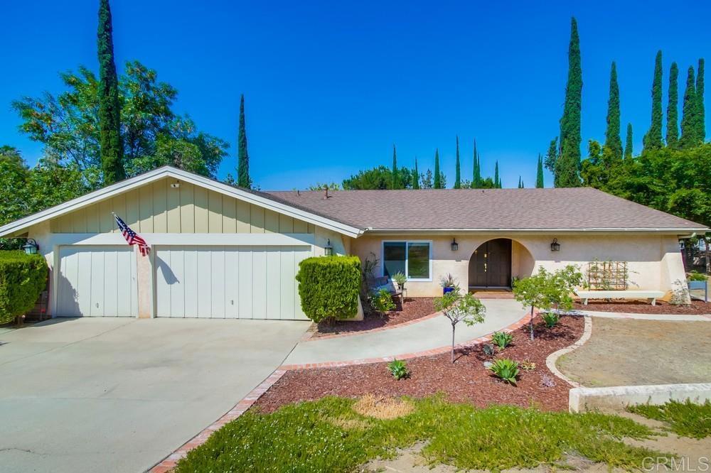Welcome to 552 Vista del Escuela! This charming Granite Hills home is nestled in a highly sought-after, multi-generational neighborhood. This single story, 5 bedroom home has a convenient floor plan, making every room very usable. Two spacious living spaces with vaulted ceiling in the living room makes this home ideal for hosting large parties. Enjoy the warmth of the Summer from the fully fenced pool and spa, with brand new pool pump. Whole house fan & evening breezes make for easy cooling during the heat of the Summer. On a nearly half acre corner lot, with RV parking & 3-car garage you have plenty of room customize this private oasis. EZ care landscaping with orange & lemon trees for your enjoyment! Quiet, peaceful neighborhood, great for walking with friendly neighbors, yet within a few short minutes of the freeway. Near both Cajon Valley and Christian Unified school districts. An extra added bonus is that you get to enjoy Shadow Mountain's Fireworks shows every year!