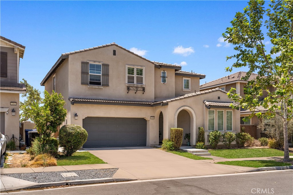 Beautiful turn key home located in Ontario Ranch, Grand Park community. This spacious residence offers 2,980 square feet of living space, featuring 5 bedrooms and 3 bathrooms. The first floor includes 1 bedroom and 1 full bathroom.
Enjoy newer interior paint and laminate flooring throughout. Abundant windows fill the home with natural light, creating a bright and cheerful atmosphere. The open floor plan is perfect for gatherings and entertaining. The kitchen boasts granite countertops, stainless steel appliances, and a center island with space for casual dining. The large living room features a cozy fireplace. Upstairs, you’ll find an open loft area—ideal for relaxing—along with the primary suite and three additional guest bedrooms. Additional features include a 2-car garage and a generously sized backyard.
Community amenities include a pool, spa, clubhouse, and park. Conveniently located near Ontario Mills Mall with easy access to FWY 15 and FWY 60.
