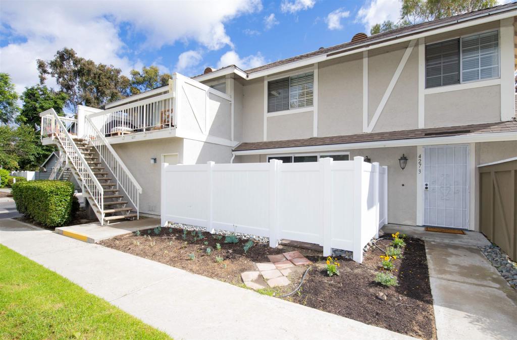 Welcome to this charming TOWNHOME in north Oceanside, ideally located just minutes from the beach. The main level features an open-concept layout connecting the living room, dining area, and kitchen. All APPLIANCES CONVEY, including a stainless-steel refrigerator. A separate laundry room offers a full-sized WASHER & DRYER and provides direct access to the ATTACHED GARAGE, complete with an EPOXY floor. Step outside to your PRIVATE PATIO, enclosed by a brand-new vinyl fence that adds both privacy and comfort—perfect for relaxing or hosting BBQs. Upstairs, you’ll find generously sized bedrooms, including one with large mirrored closets and another with a walk-in closet. Whether you're a first-time buyer or an investor seeking a prime rental opportunity, this home checks all the boxes. The community features a tranquil, park-like setting with walking trails, POOL & SPA, and multiple playgrounds. Enjoy close proximity to shopping, schools, and scenic trails. Schedule a showing today!