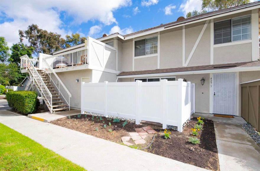 Welcome to this charming TOWNHOME in north Oceanside, ideally located just minutes from the beach. The main level features an open-concept layout connecting the living room, dining area, and kitchen. All APPLIANCES CONVEY, including a stainless-steel refrigerator. A separate laundry room offers a full-sized WASHER & DRYER and provides direct access to the ATTACHED GARAGE, complete with an EPOXY floor. Step outside to your PRIVATE PATIO, enclosed by a brand-new vinyl fence that adds both privacy and comfort—perfect for relaxing or hosting BBQs. Upstairs, you’ll find generously sized bedrooms, including one with large mirrored closets and another with a walk-in closet. Whether you're a first-time buyer or an investor seeking a prime rental opportunity, this home checks all the boxes. The community features a tranquil, park-like setting with walking trails, POOL & SPA, and multiple playgrounds. Enjoy close proximity to shopping, schools, and scenic trails. Schedule a showing today!