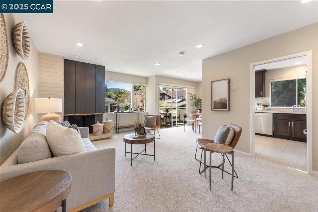 Bright & serene Top-Floor Condo in Berkeley’s Coveted Elmwood District. Welcome to this light-filled, top-floor gem tucked in the heart of Berkeley’s historic and tree-lined Elmwood neighborhood. Freshly updated with brand-new carpet and crisp, modern paint, this quiet retreat boasts an upgraded kitchen and two refreshed bathrooms—ready for you to move right in! Location is everything, and this one is unbeatable: just five blocks from the UC Berkeley campus and a short stroll to Elmwood’s charming shops, cafes, and restaurants. La Mediterranee, Baker's and Common for a nostalgic burger and soda fountain, or Donato & Co for Italian. Julia Morgan Theatre is a block away. Whether you’re heading to class, catching a show, or grabbing coffee, it's all within reach.Walk Score is 92. Perfect as a primary residence or an investment opportunity, this condo offers a rare combination of location, comfort, and value in one of Berkeley’s most beloved neighborhoods.