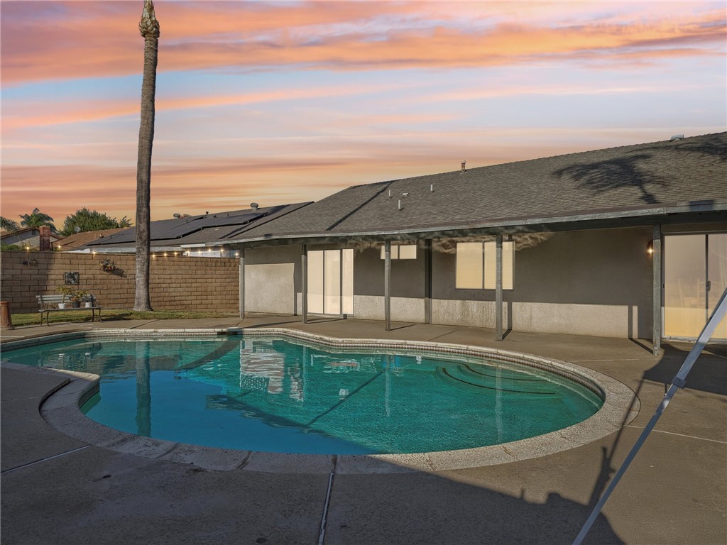 ***POOL HOME*** Great opportunity with this 4-bedroom, 2-bathroom, 1,658 sq. ft. of living space in the heart of one of Chino’s most established neighborhoods. Step inside to a spacious living room with vaulted ceilings and a cozy fireplace—perfect for relaxing evenings or entertaining. The floor plan flows seamlessly with a formal dining area, a comfortable family room adjacent to the kitchen, and plenty of natural light throughout. The home offer a spacious layout but functional keeping everyone connected. Out back, your private oasis awaits. Take a dip in the sparkling pool or enjoy your day relaxing poolside. The backyard has ample space for gatherings, barbecues, or simply enjoying sunny Southern California days. Additional highlights include ample parking for you and your guests, plus a prime location close to shopping, dining, and just blocks from the 60 freeway, making commuting a breeze. This home is full of charm and ready for your personal touch. Don’t miss your chance to make it yours!