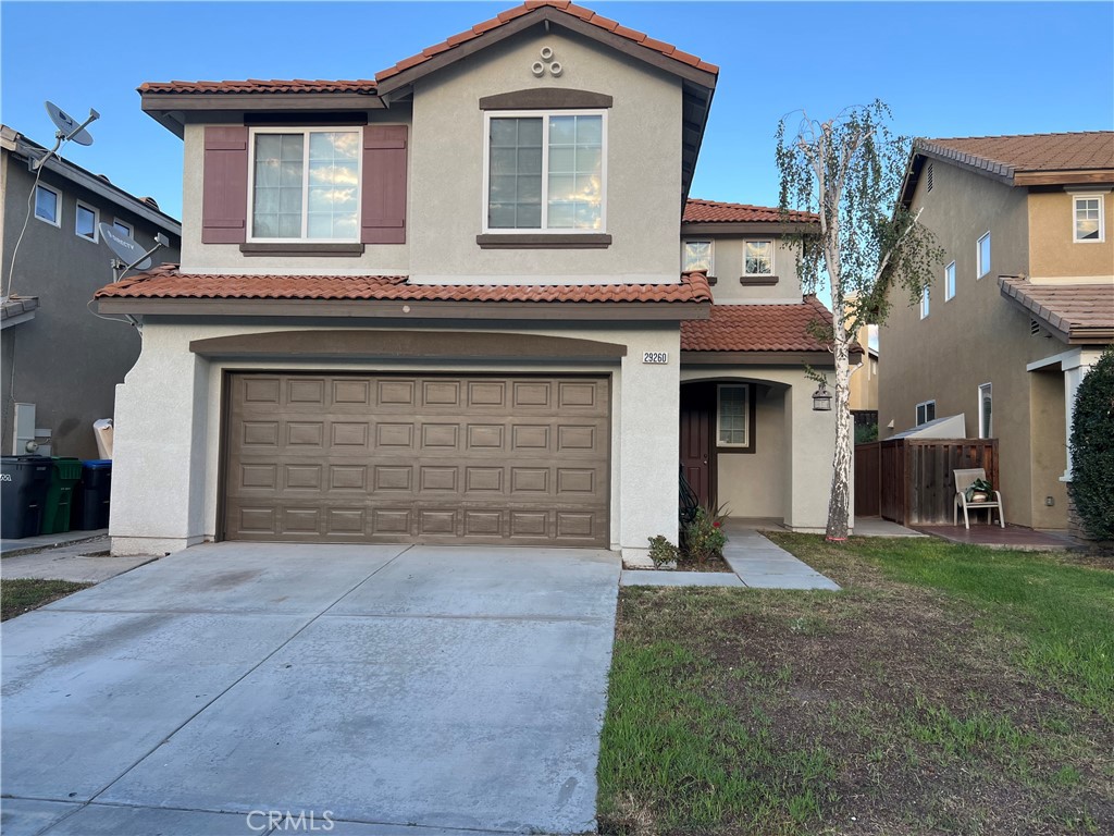 Beautiful Menifee Home Near Menifee Lakes Golf Course!
Welcome to this spacious and beautifully refreshed four-bedroom home with a large loft, easily used as a fifth bedroom, plus a downstairs office—perfect for today’s flexible living needs. Step inside to a bright, open floor plan with vaulted ceilings at the entryway, creating an impressive first impression. The interior has been freshly painted white throughout, complementing the modern white cabinetry in the kitchen that opens seamlessly to the inviting great room—ideal for entertaining and family gatherings. Enjoy a separate formal living room and dining area, offering multiple spaces for relaxing or hosting guests.
The backyard features low-maintenance landscaping with extensive concrete hardscaping, providing plenty of room for outdoor dining, gatherings, or play. Located just minutes from Menifee Lakes Golf Course, schools, shopping, and freeway access, this home blends comfort, style, and convenience in one desirable package.