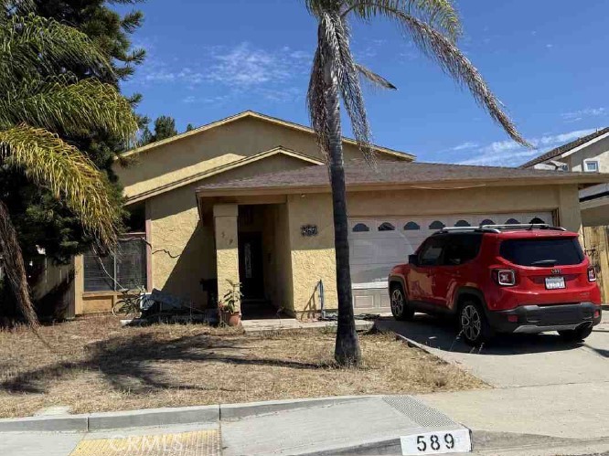 Large home in Chula Vista located near shopping, schools, and freeways. This two story home has approx. 2,360 sq. ft. and sits on a good size lot of 7,100 sq. ft. Build in 1971 this home also includes a two-car garage. Do not wait on this one. Buyers check City, County, Zoning, Tax, and other records to their satisfaction. AS-IS SALE property.
